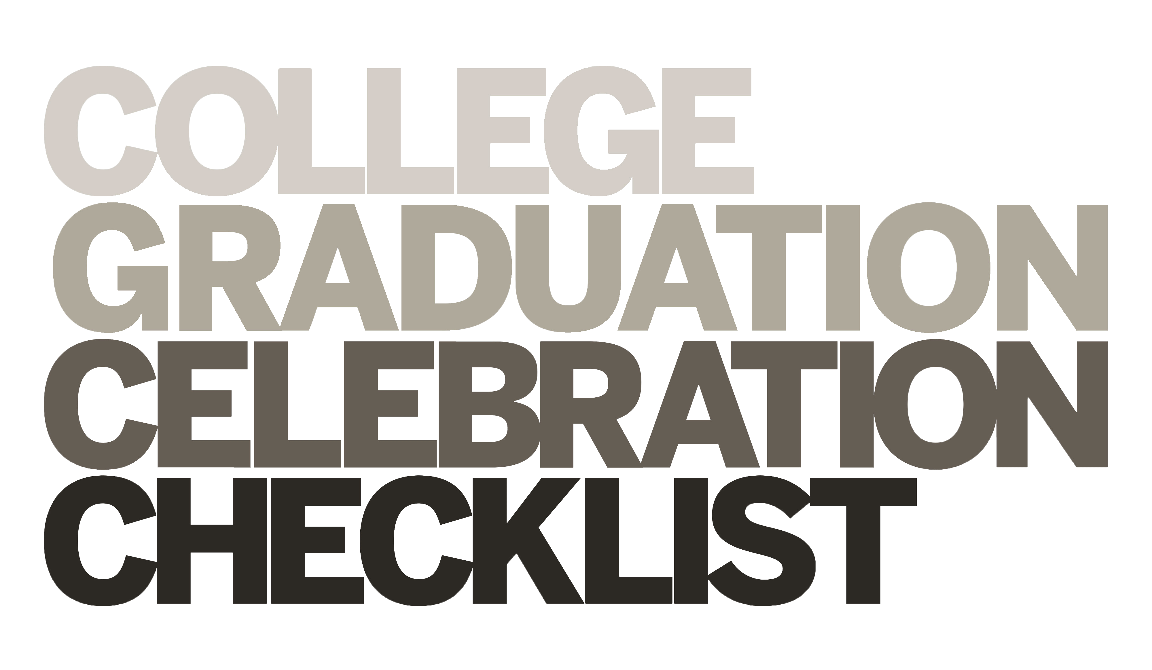 College Grad Checklist