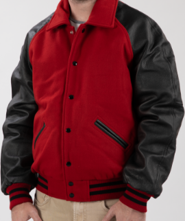 red black jacket